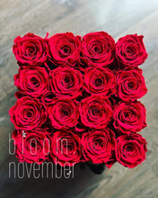 red rose preserved flower box bloom november