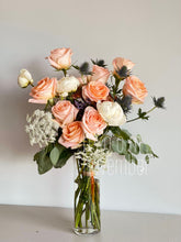 rose arrangement vase bloom november burnaby