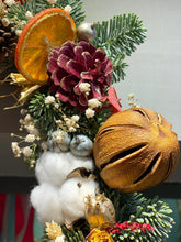 Xmas wreath bloom november real 聖誕花環