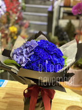 blue rose single tone valentine