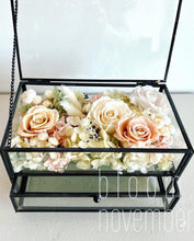 preserved flower box bloom november vancouver pink rose